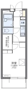 レオパレスブルースカイ【1階】の間取り
