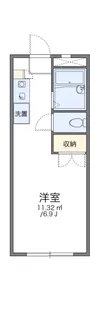 レオパレスANNEX新川崎【1階】の間取り