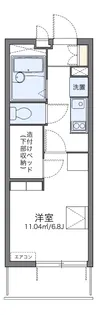 レオパレスアネックスリバティー【1階】の間取り