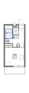 レオパレスエスペランサⅡ【3階】の間取り