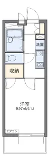 レオパレスアベニューⅡ【3階】の間取り