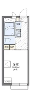 レオパレス猫座【1階】の間取り