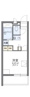 レオパレスセードル【3階】の間取り