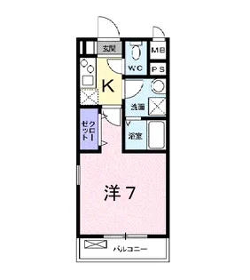 YNハイムⅡ【2階】の間取り