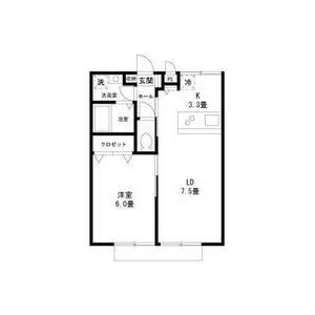 ハイタウンA棟【2階】の間取り