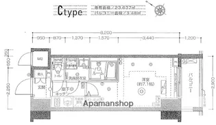 ZOOM川崎SECOND【12階】の間取り