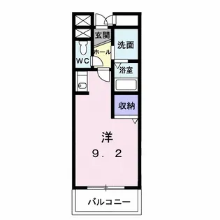 レジデンスS.U【3階】の間取り