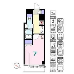 シュガール戸部【4階】の間取り