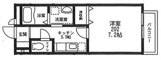 エメリタス登戸【202号室号室】の間取り