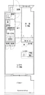 マリブフラット【3階】の間取り