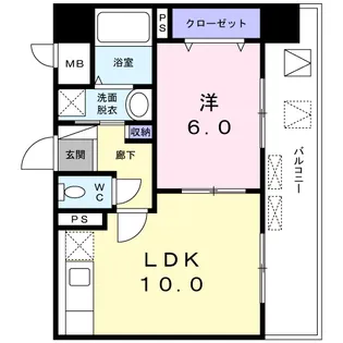 グレイス アベニュー【7階】の間取り