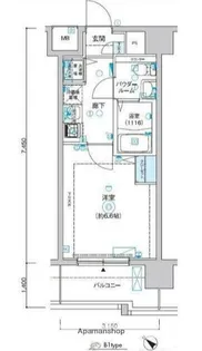 レグラス新横浜駅前【9階】の間取り