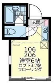 ユナイトルミエール妙蓮寺【1階】の間取り