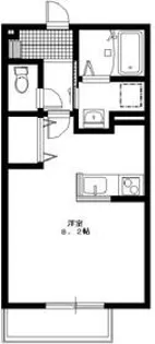 グランジュテ【202号室号室】の間取り