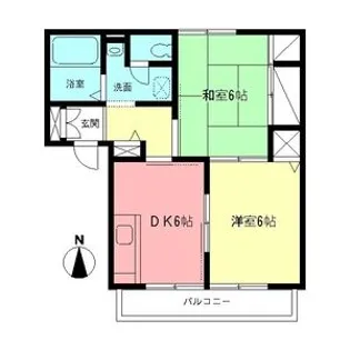 パレス湘南I【2階】の間取り