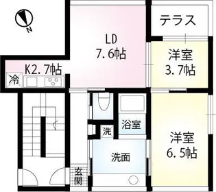 セゾンドルフ 椿【1階】の間取り