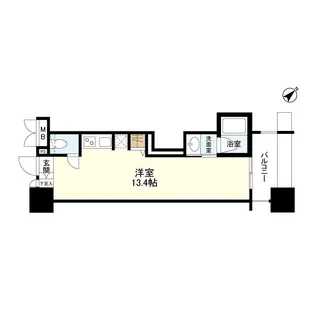 パークフラッツ横濱公園【7階】の間取り