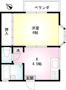 TYKフラット【2階】の間取り
