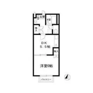 ヒルサイド日吉【2階】の間取り