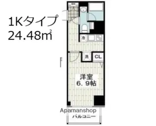 アイルイムーブル弘明寺【3階】の間取り