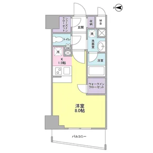プレディアスタイル横濱沢渡【3階】の間取り