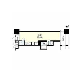 パークフラッツ横濱公園【5階】の間取り