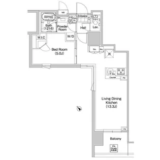 コンフォリア蒲田【6階】の間取り