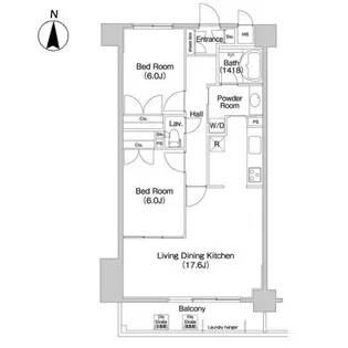 PATH横浜新子安【10階】の間取り