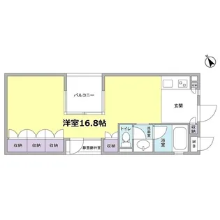 カーサ・ポルトーネ【3階】の間取り