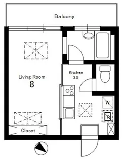 ルネスガーデン【3階】の間取り
