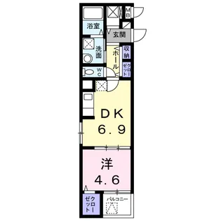メゾンド・ファベル【2階】の間取り