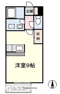ビューポイントF【1階】の間取り