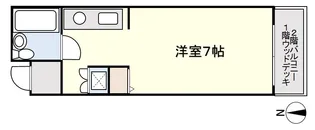 ドルフ東海大学前【1階】の間取り