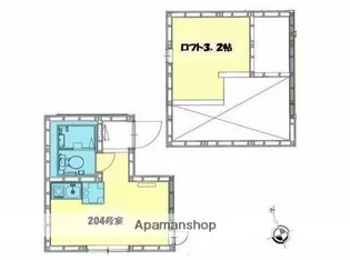 アイビーコート白楽南【2階】の間取り