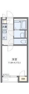 クレイノディン カント【2階】の間取り