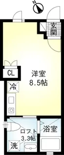 リブレ浜町【3階】の間取り