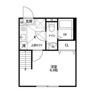グリーンパーク【2階】の間取り