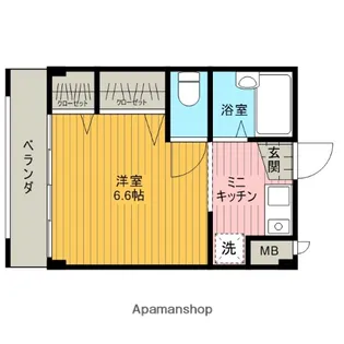 J・K MANSION Ⅱ【3階】の間取り