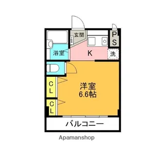 J・K MANSION Ⅱ【2階】の間取り