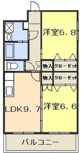 ラシーヌI【103号室】の間取り