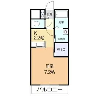 グランソレイユ 二子【2階】の間取り