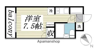 メゾン・ド・セヴェールNO.2【5階】の間取り