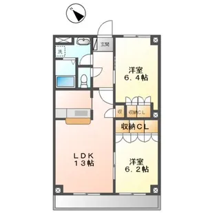 インマヌエル【2階】の間取り