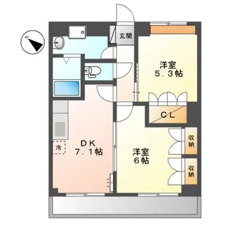 グリーンパーク【2階】の間取り
