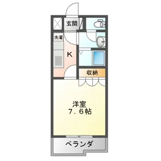 ハイツルミナス【2階】の間取り