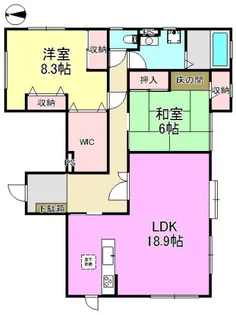フォレスト【101号室号室】の間取り