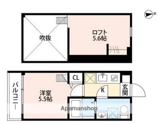 AILE DE LA VRIT(エルドラビリティ)【1階】の間取り