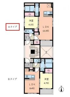 KUNPU【302号室】の間取り