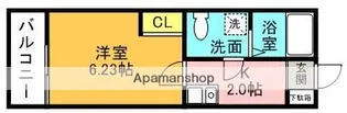 クロノス本厚木【2階】の間取り