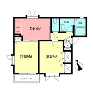 プレミールⅣ【2階】の間取り